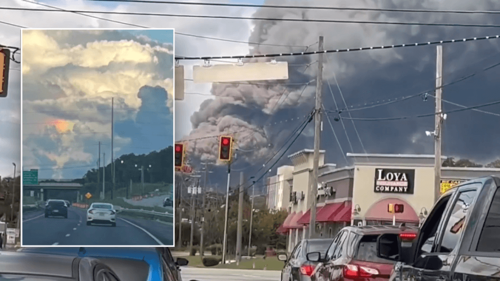 Internet InfoMedia biolab plant fire georgia residents evacuate as toxic smoke billows from chemical fueled inferno