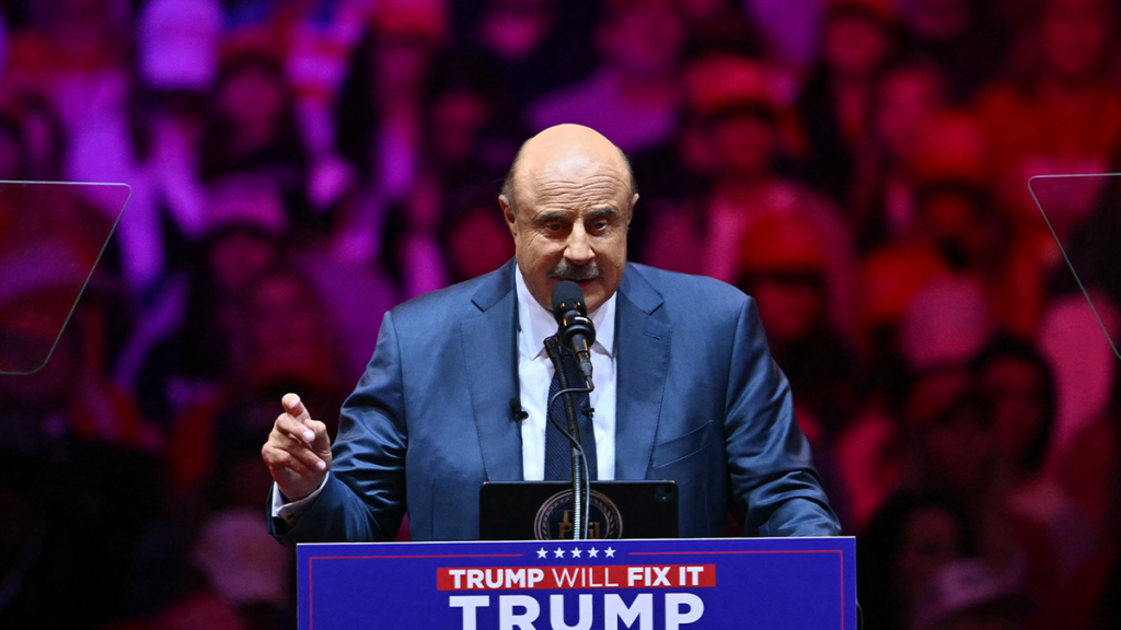 Internet InfoMedia dr phil said trump is not a bully im an expert about bullying