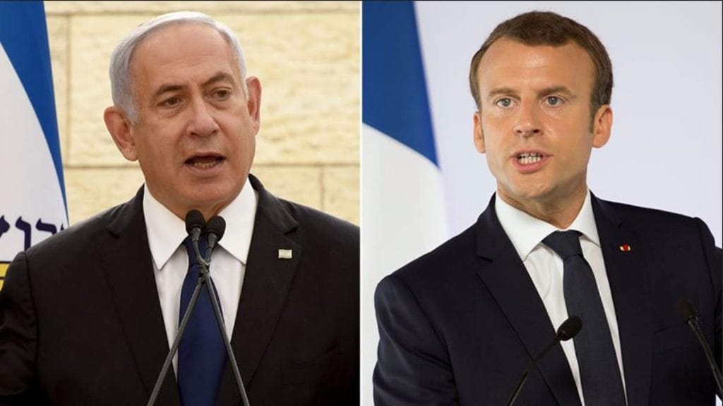 Internet InfoMedia netanyahu calls macron other western leaders who support arms embargo against israel a disgrace