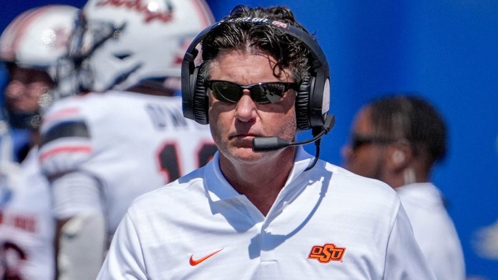 Internet InfoMedia oklahoma state coach mike gundy floats theory about player retention rates in college football