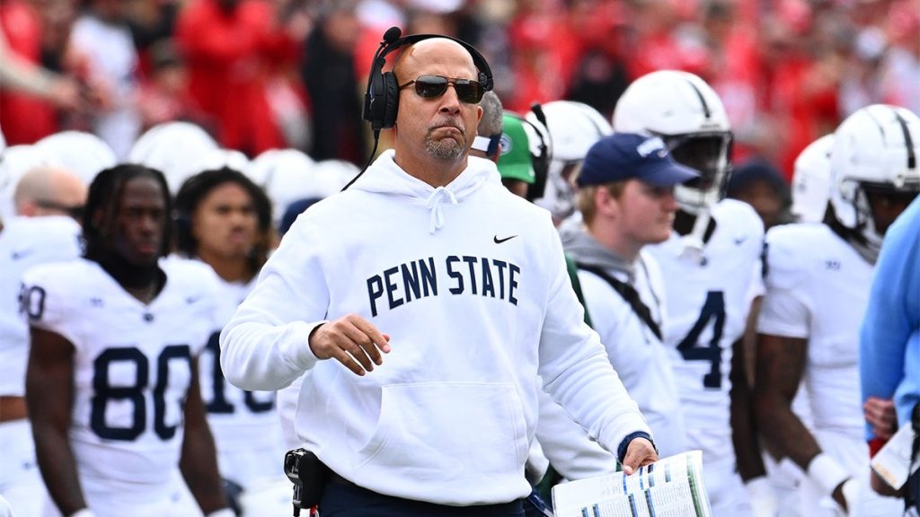 Internet InfoMedia penn states james franklin steps away from press conference when asked about former players rape charges