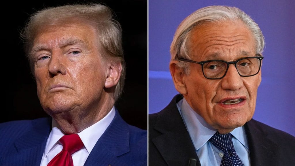 Internet InfoMedia trump counters harris media blitz by ripping bob woodward howard stern and her hurricane briefing