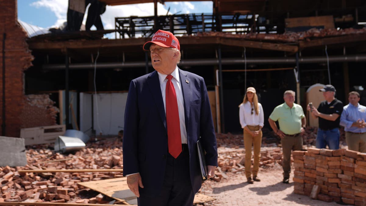 Trump teams up with former GOP nemesis to survey storm damage in key battleground state Internet InfoMedia trump teams up with former gop nemesis to survey storm damage in key battleground state