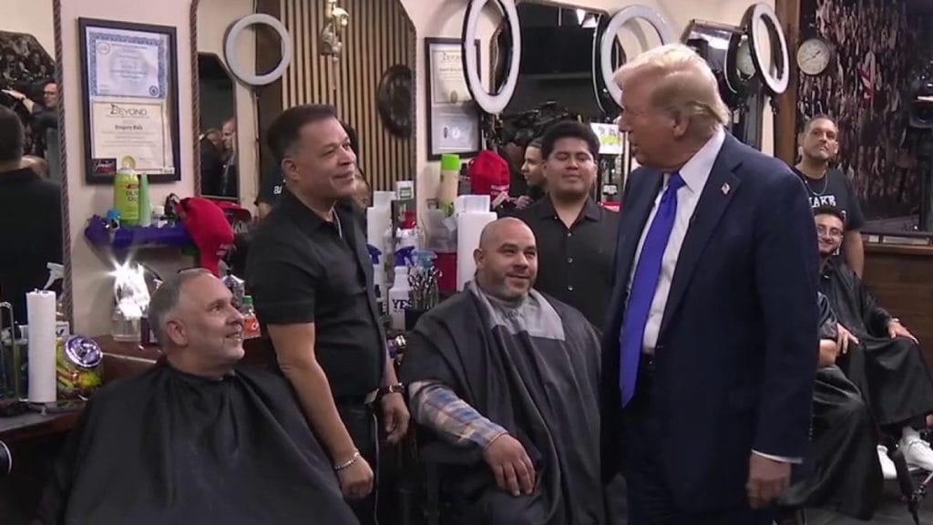 Internet InfoMedia trump tells bronx barbershop what he would do differently if elected second time its all about people