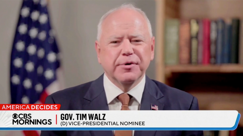 Internet InfoMedia walz denies that bidens garbage comments undermine harris unity message