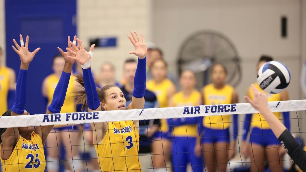 Internet InfoMedia who is blaire fleming sjsu volleyball player dominating female rivals and enraging womens rights groups