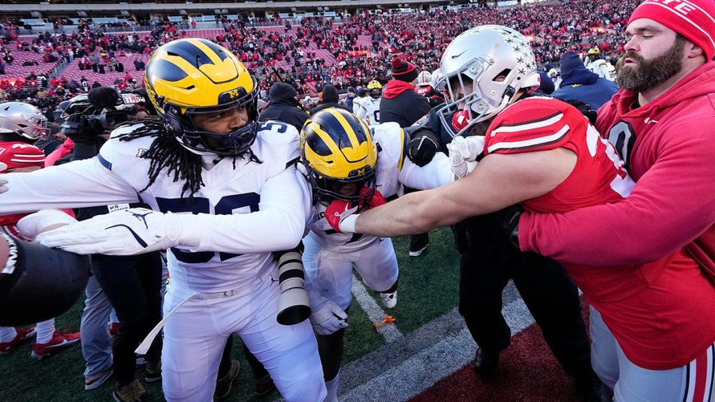 Internet InfoMedia big ten dishes out hefty fines to michigan ohio state after postgame melee