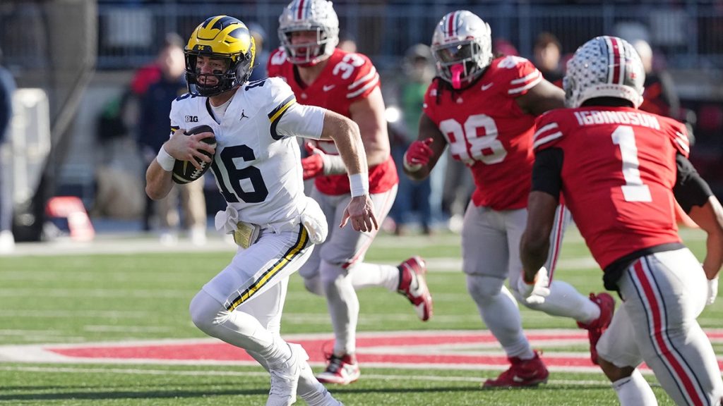 Internet InfoMedia michigan fans mock vp elect vance after alma mater ohio states upset loss to michigan