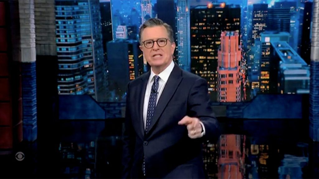 Internet InfoMedia stephen colbert calls abc stupid over settlement with trump