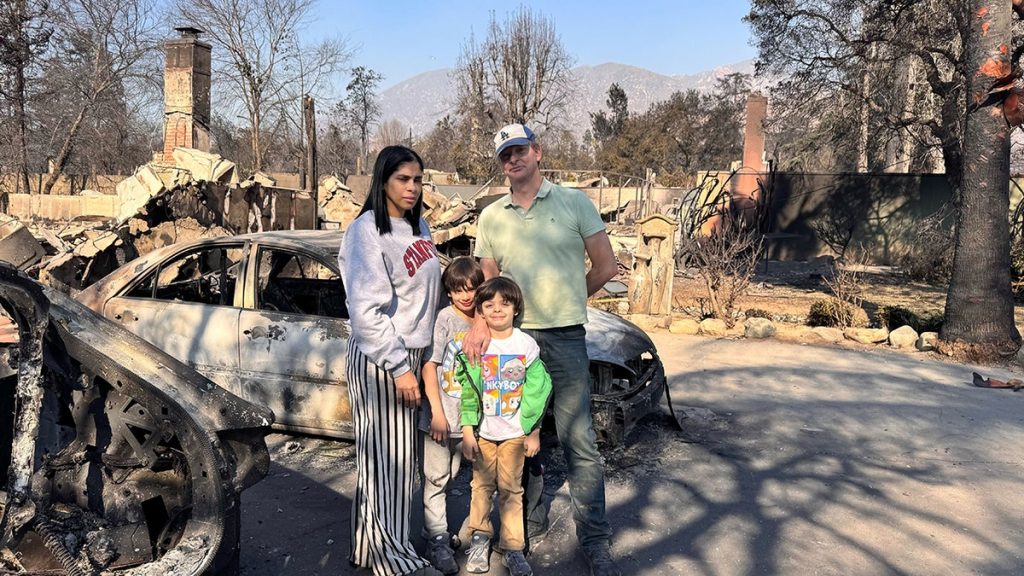 Internet InfoMedia altadena family of 4 stays brave in face of devastating wildfire loss stuff that i love is gone