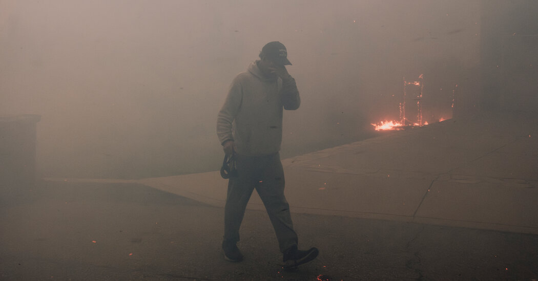 Internet InfoMedia far from the fires the deadly risks of smoke are intensifying