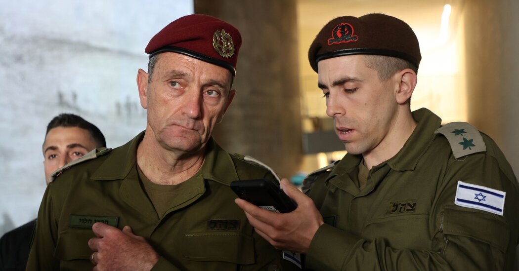 Internet InfoMedia herzi halevi israels military chief to step down over hamas attack