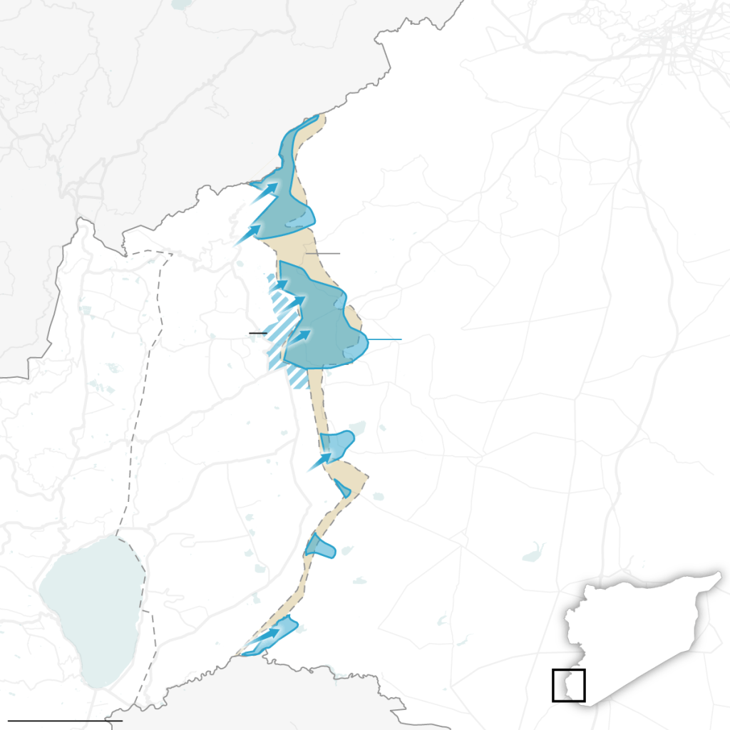 Internet InfoMedia israels campaign in syrian border area prompts fears it plans to stay