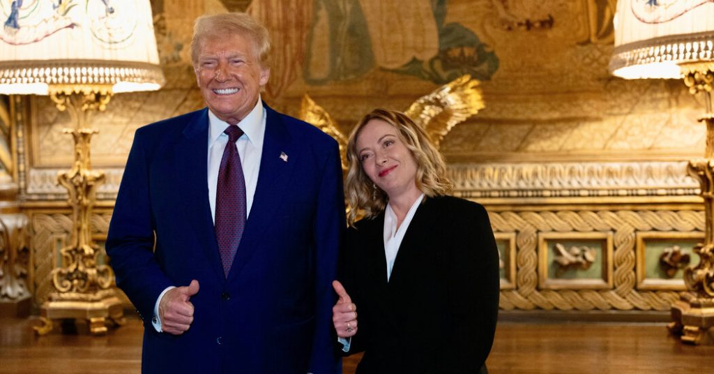 Internet InfoMedia italys prime minister visits trump in mar a lago