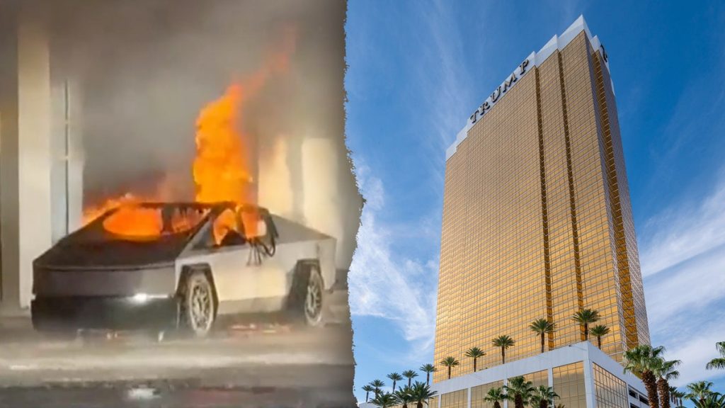 Internet InfoMedia las vegas police say cybertruck that exploded at trump hotel had fuel containers large firework mortars