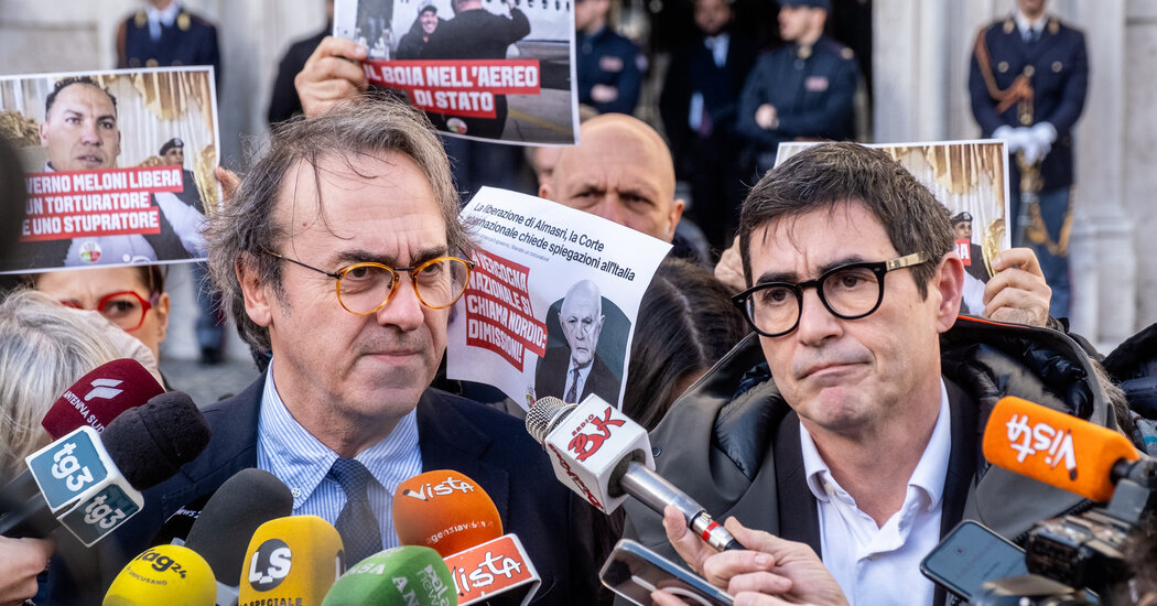 Internet InfoMedia libyan sought by i c c for war crimes is released by italy sparking backlash