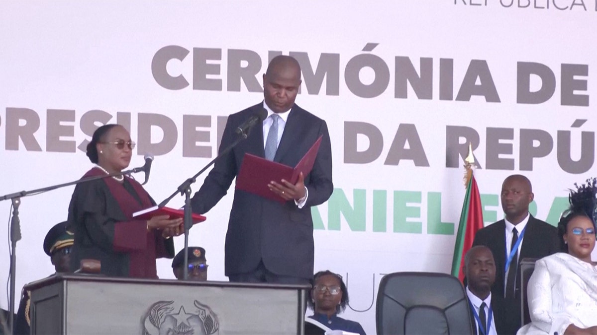 Mozambique's Chapo sworn in as president after disputed election Internet InfoMedia mozambiques chapo sworn in as president after disputed election