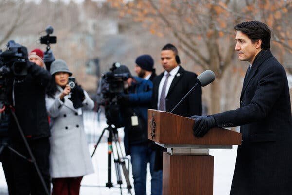 Internet InfoMedia out in the cold with justin trudeau