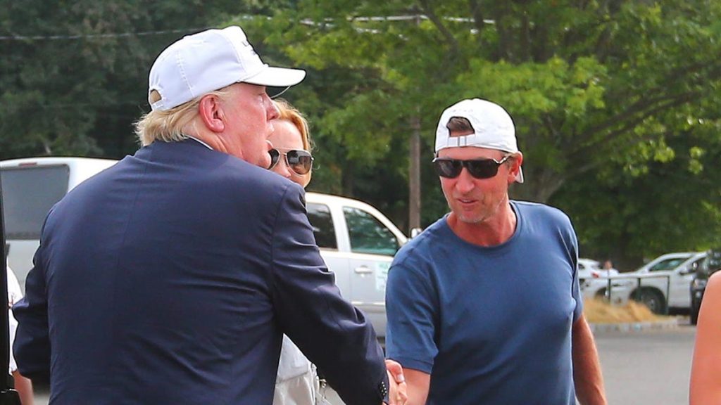 Internet InfoMedia president elect trump says he asked wayne gretzky to become governor of canada