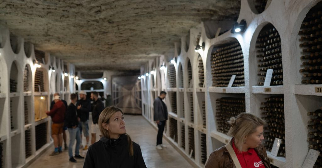 Internet InfoMedia putin gets a snub in the vast wine cellars of a former soviet republic