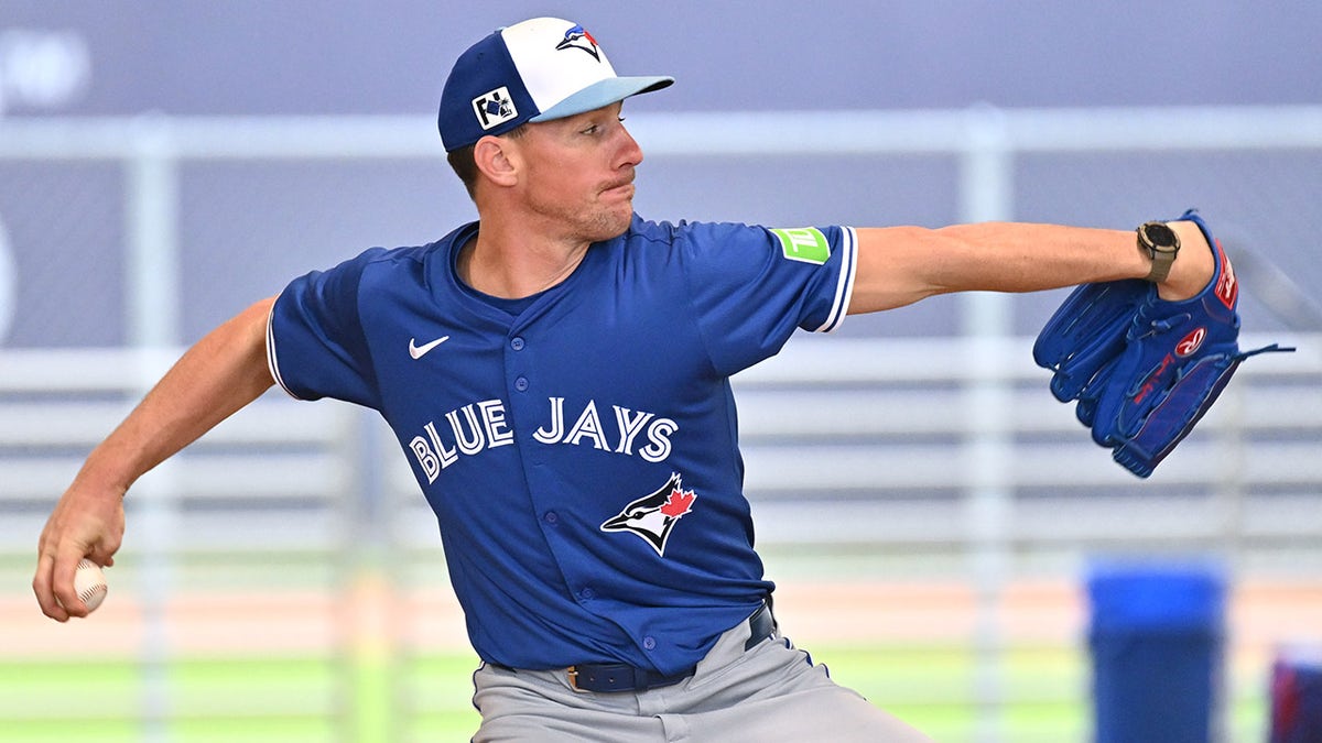Internet InfoMedia blue jays chris bassitt serves fantasy football punishment during spring training game
