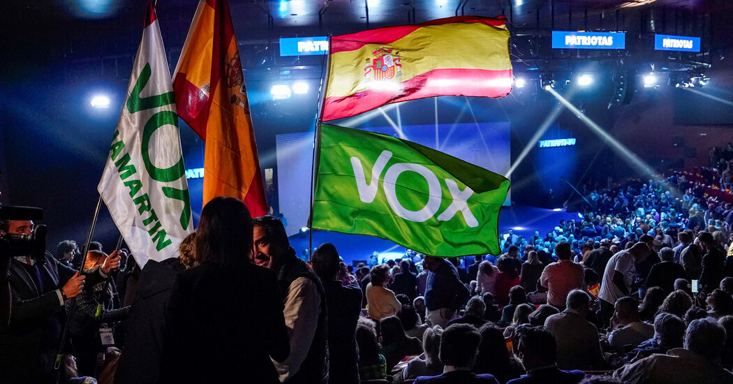 Internet InfoMedia far right leaders rally in spain to make europe great again