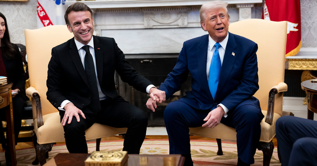 Internet InfoMedia how can europe talk to trump macron tries flattery and gentle resistance