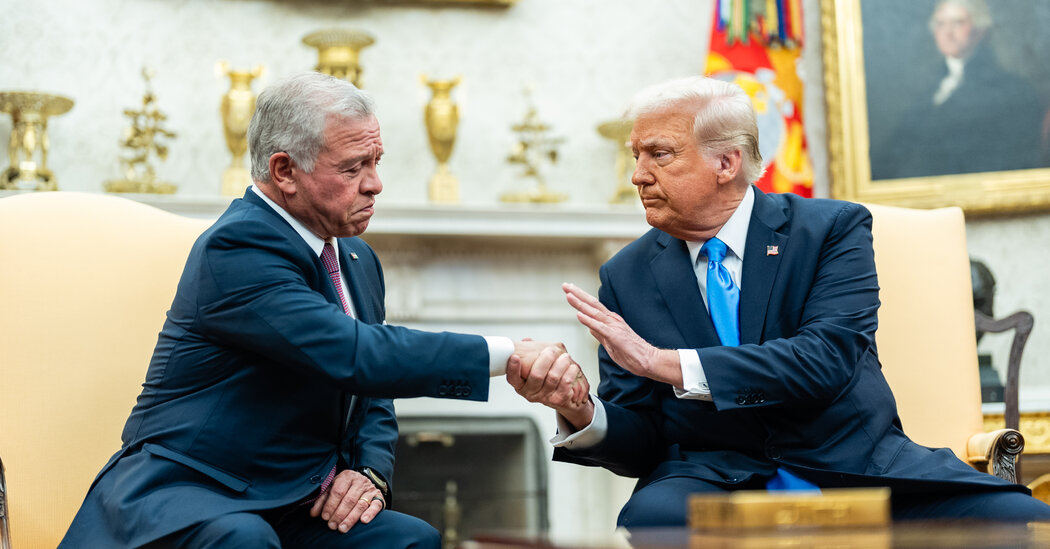 Jordanian King Rebuffs Trump Proposal to Displace Palestinians in Gaza Internet InfoMedia jordanian king rebuffs trump proposal to displace palestinians in gaza