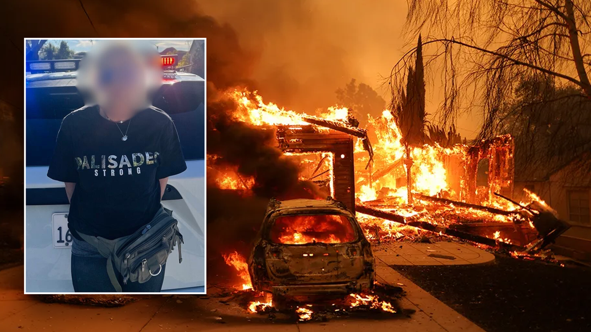 Internet InfoMedia woman accused of looting from home in palisades fire area while wearing palisades strong shirt