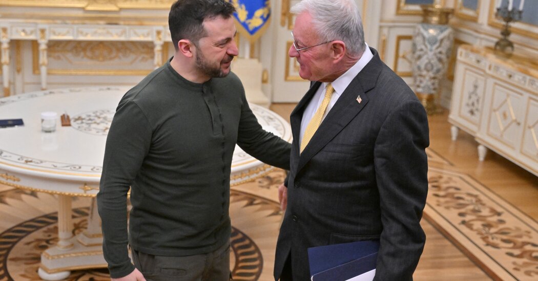 Internet InfoMedia zelensky meets kellogg u s envoy to ukraine amid public spat with trump