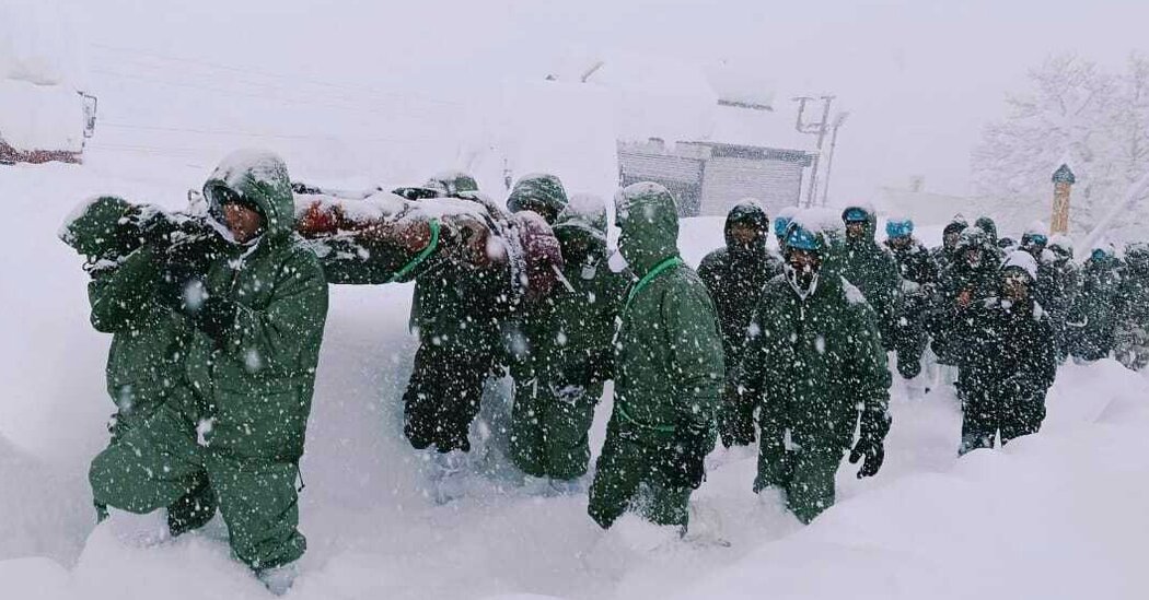 Avalanche Buries Road Workers’ Camp in India, Killing 8 Internet InfoMedia avalanche buries road workers camp in india killing 8