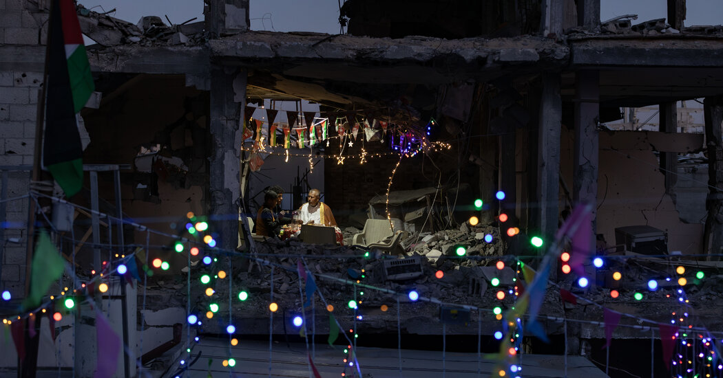 Gazans Mark a Somber Ramadan Amid the Rubble Internet InfoMedia gazans mark a somber ramadan amid the rubble