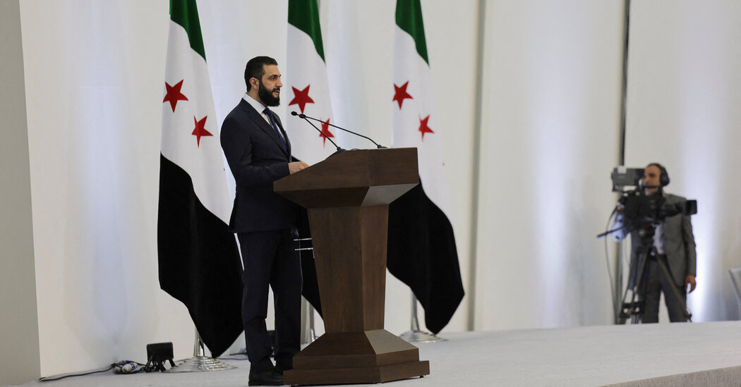 Syria’s Leader Appoints New Government After Ousting Assad Internet InfoMedia syrias leader appoints new government after ousting assad