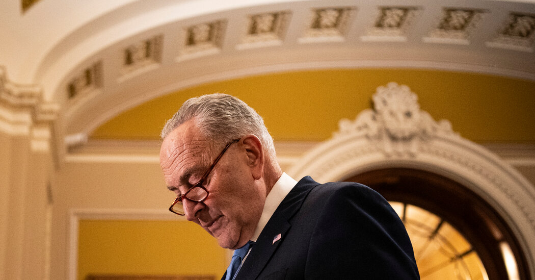 Internet InfoMedia takeaways from the times interview with chuck schumer about the federal spending bill