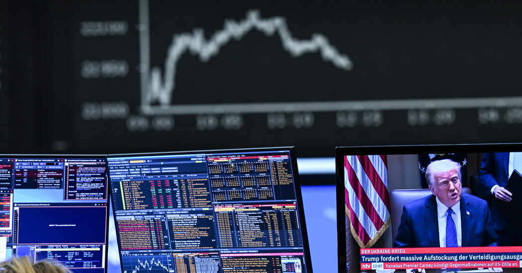 Internet InfoMedia live updates global markets reel from shock of trump tariffs