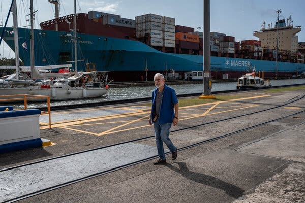 Internet InfoMedia panama canal ship pilot navigates tricky waters and trump