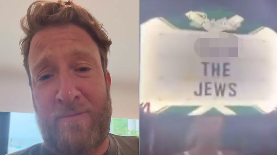 Internet InfoMedia dave portnoy furious after antisemitic sign appears at barstool sports bar