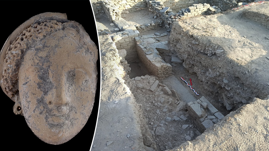 Internet InfoMedia archaeologists excavate ancient workshop with unfinished sculptures on greek island