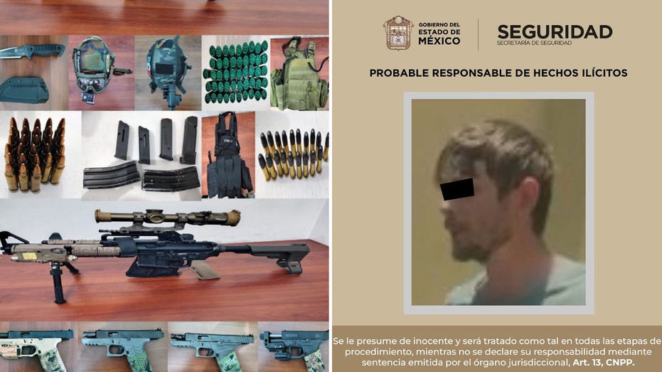 American with 'CIA' credentials and variety of weapons arrested in Mexico Internet InfoMedia american with cia credentials and variety of weapons arrested in