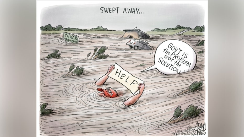 Internet InfoMedia buffalo newspaper guild cancels event after cartoon depicting trump supporters texas floods sparked backlash
