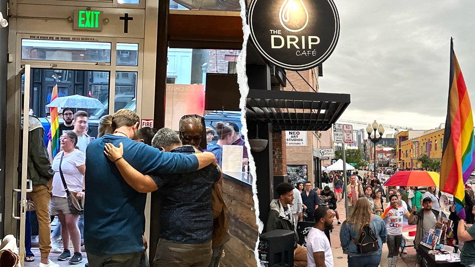 Internet InfoMedia christian coffee shop owner helping homeless faces protests in far left city