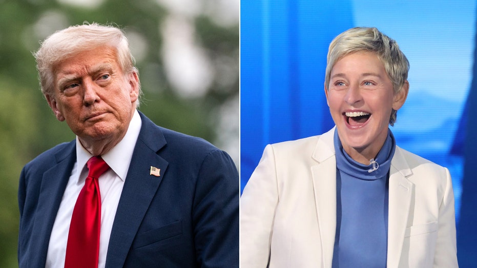Internet InfoMedia ellen degeneres blames trump for her us