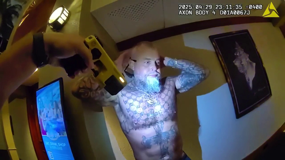 Internet InfoMedia bodycam footage shows powerball winner arrested after kicking deputy in face