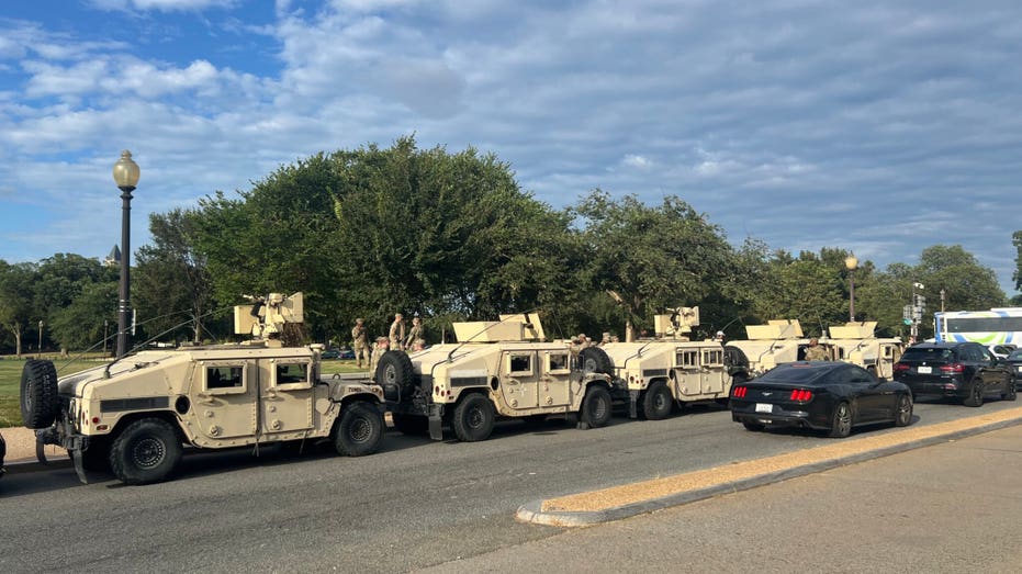 Internet InfoMedia national guard troops spotted in washington d c as trump launches crackdown on street crime