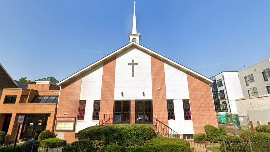 Internet InfoMedia rocks hurled through dc churchs stained glass windows car destroyed as federal crime crackdown continues