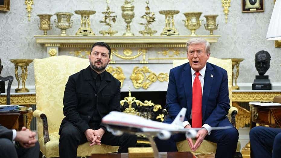 Internet InfoMedia trump navigates ongoing russia ukraine negotiations during 31st week in office