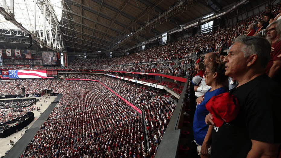 Internet InfoMedia charlie kirk honored by 90k in one of the largest memorials for a private citizen