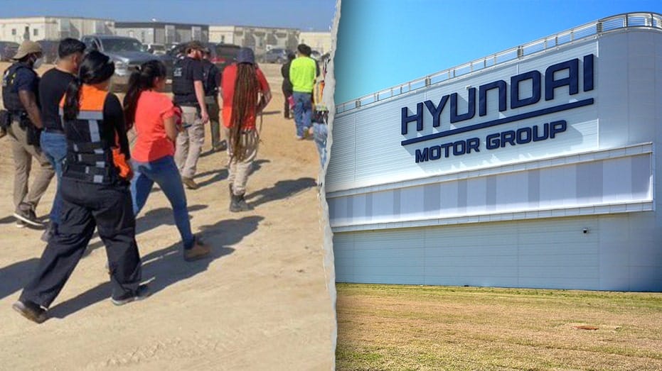 Internet InfoMedia federal agents arrest hundreds at hyundai plant construction site in georgia