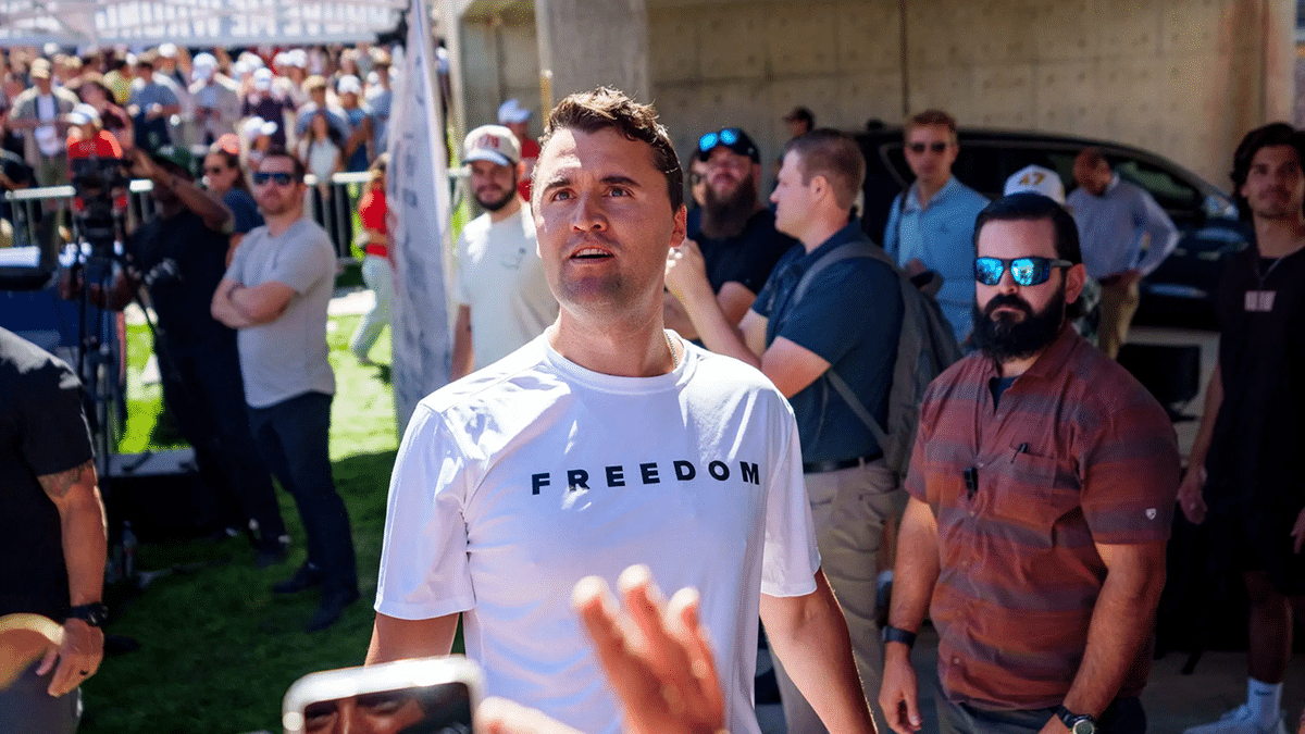 Line to get Charlie Kirk 'FREEDOM' shirt at Penn State vs. Oregon game floods parking lot Internet InfoMedia line to get charlie kirk freedom shirt at penn state vs oregon game floods parking lot