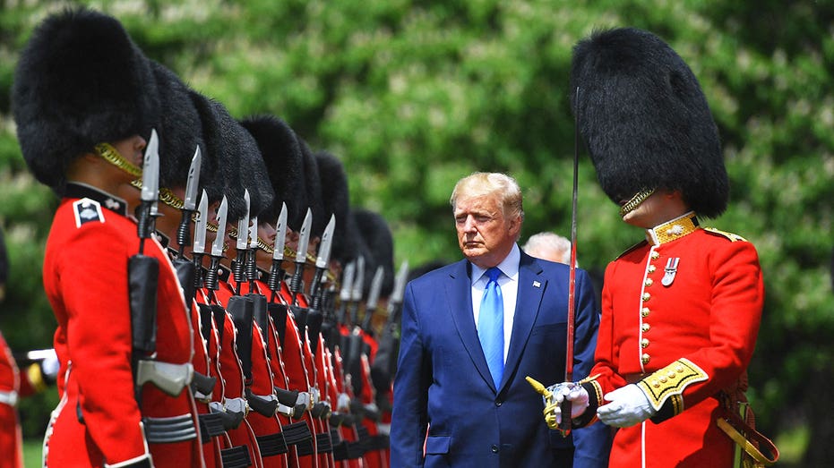 Internet InfoMedia president trumps lavish windsor castle visit features grand suite royal blend tea and military honors